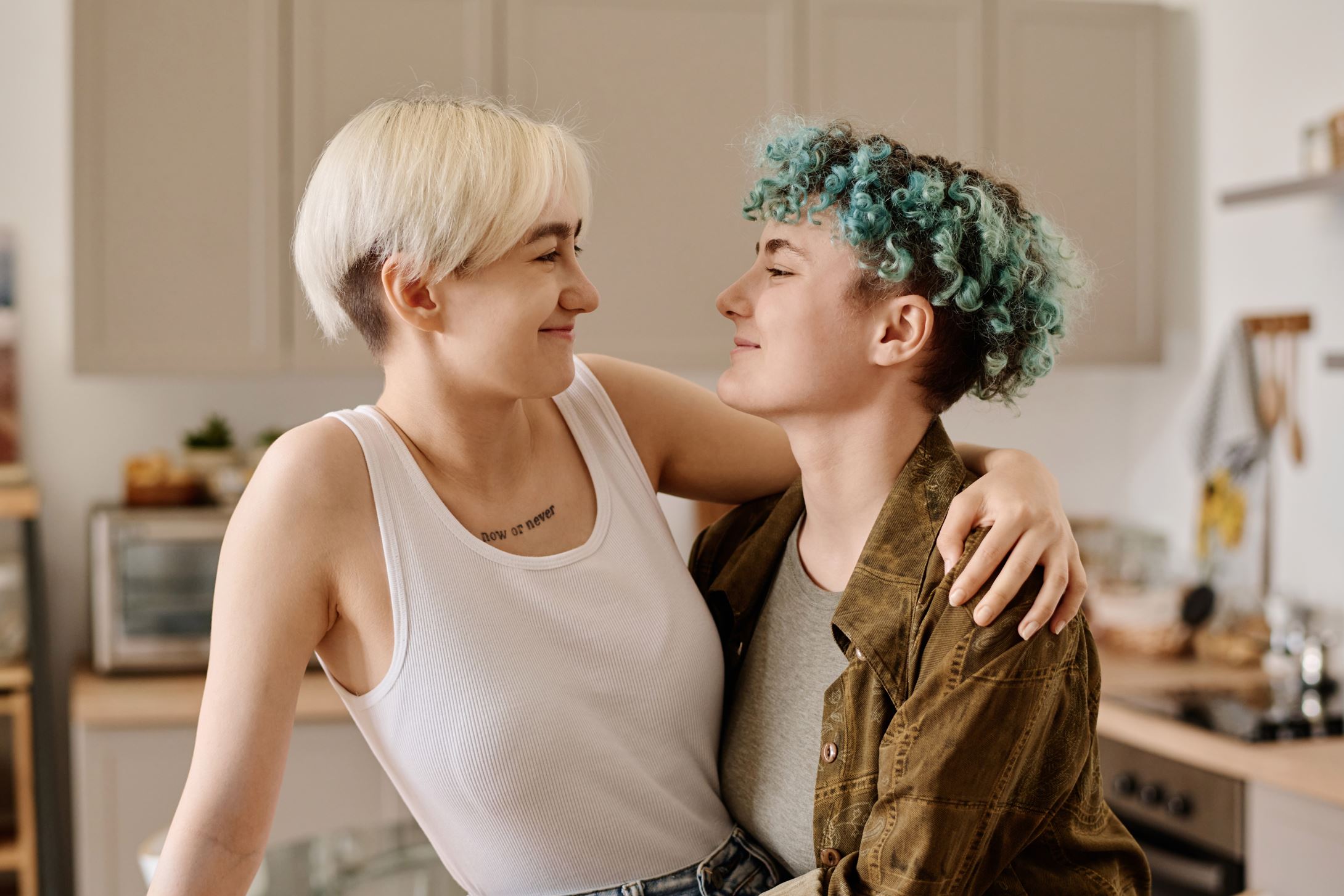 Couple de femmes lesbiennes